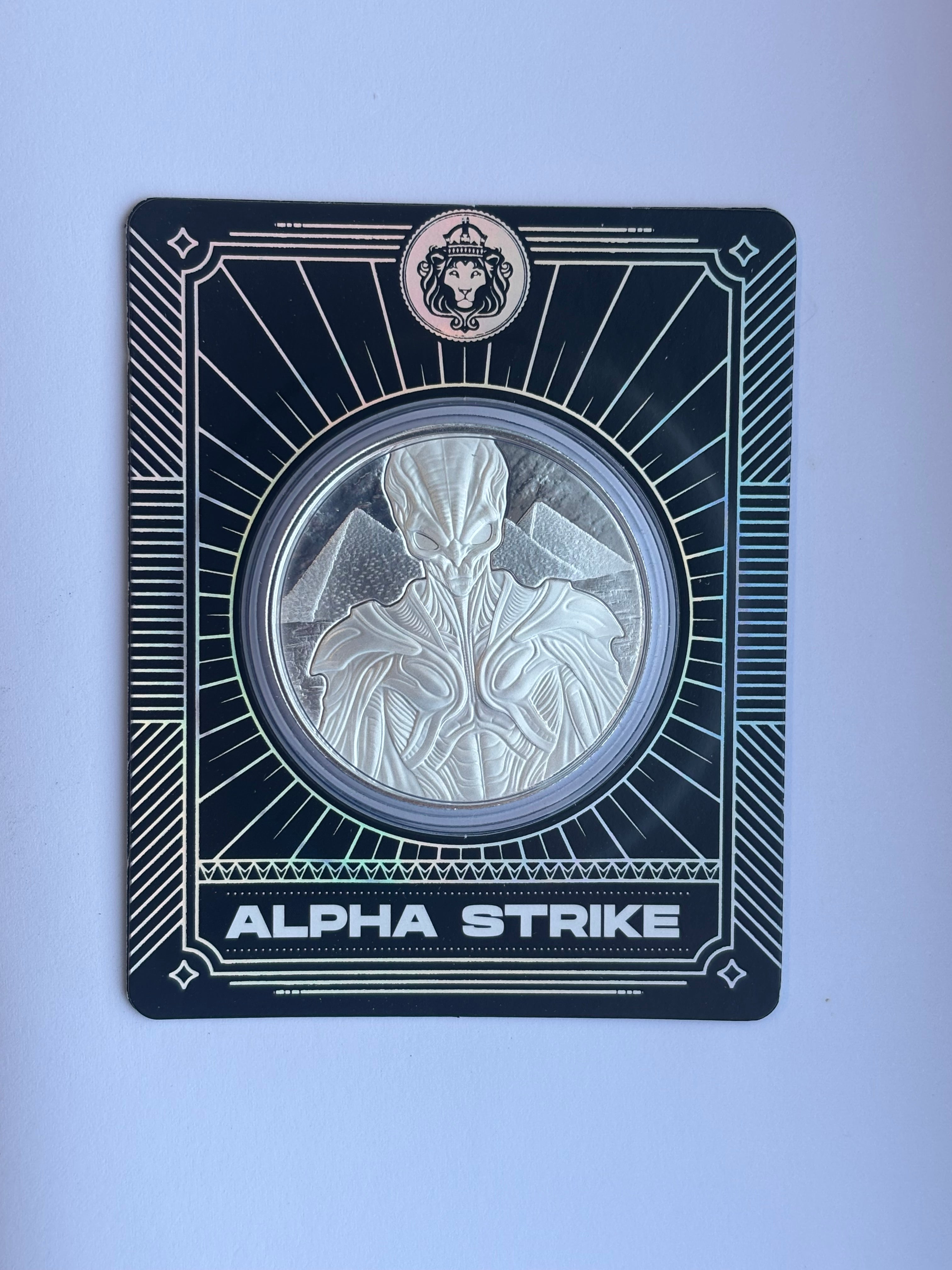 1oz Pure Silver Coin Alien Architects Alpha Strike