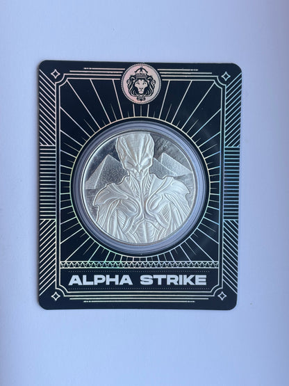 1oz Pure Silver Coin Alien Architects Alpha Strike