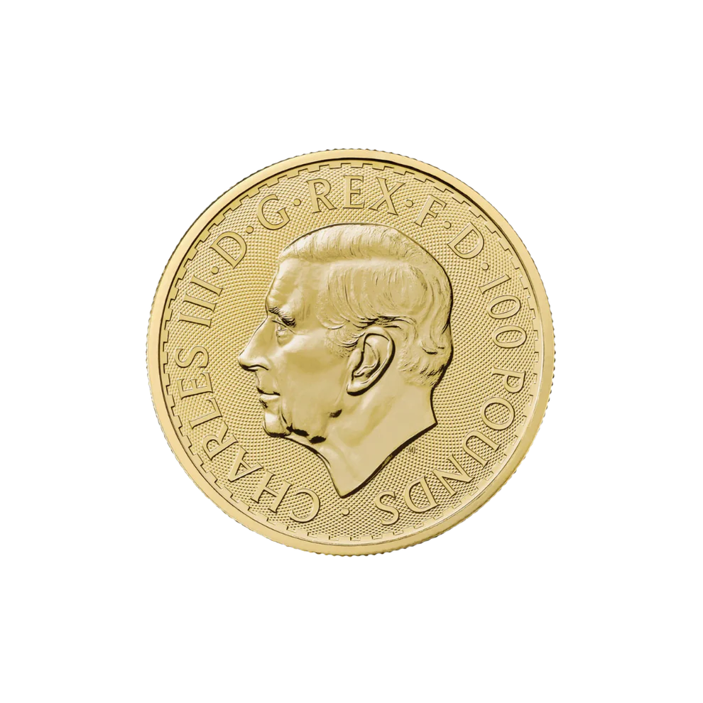 2023 King Charles III 1/10oz Pure Gold Britannia