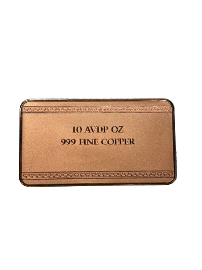 10oz ADVP Copper Bar The Great Wall Of China