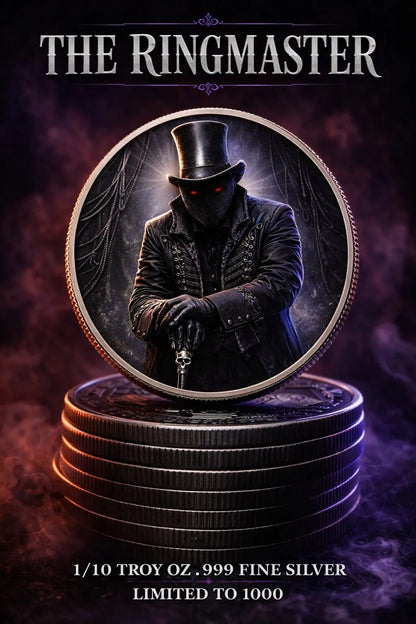 1/10th oz Pure Silver The Ringmaster