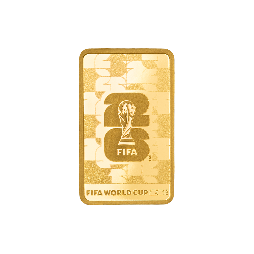 1g Pure Gold PAMP Bar FIFA World Cup
