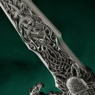 LAEVATEINN Loki's Sword 1oz Pure Silver Medal 2026
