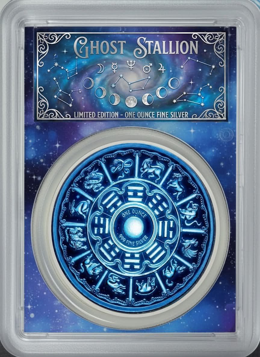 2026 1oz Pure Silver Year of the Horse Ghost Stallions Edition