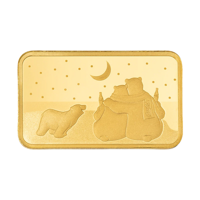 PAMP Coca-Cola® Polar Bear Hugs 5g Pure Gold Bar
