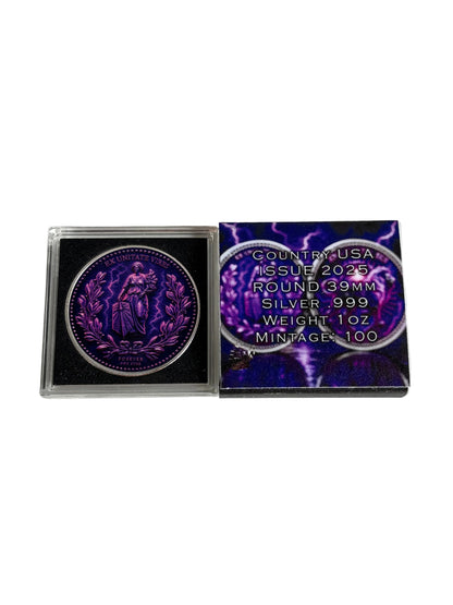 1oz Pure Silver Coin John Wick Crown Of Storms