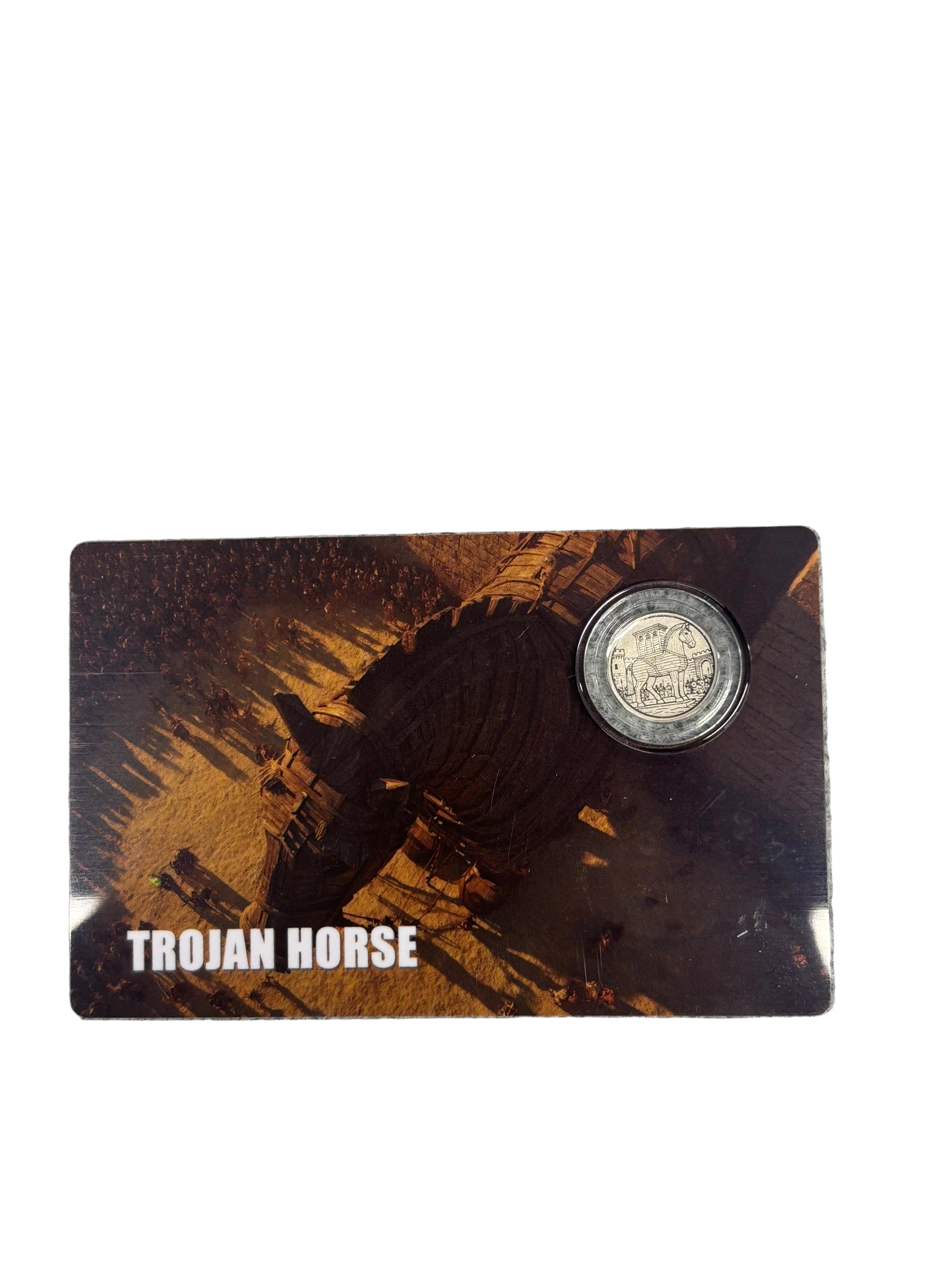 1/500oz Platinum Trojan Horse Coin Carded