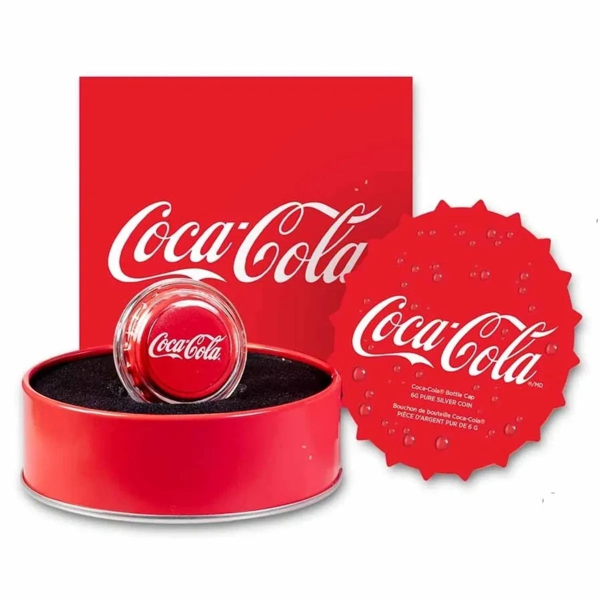 6g .999 Silver Coca Cola Bottle Cap