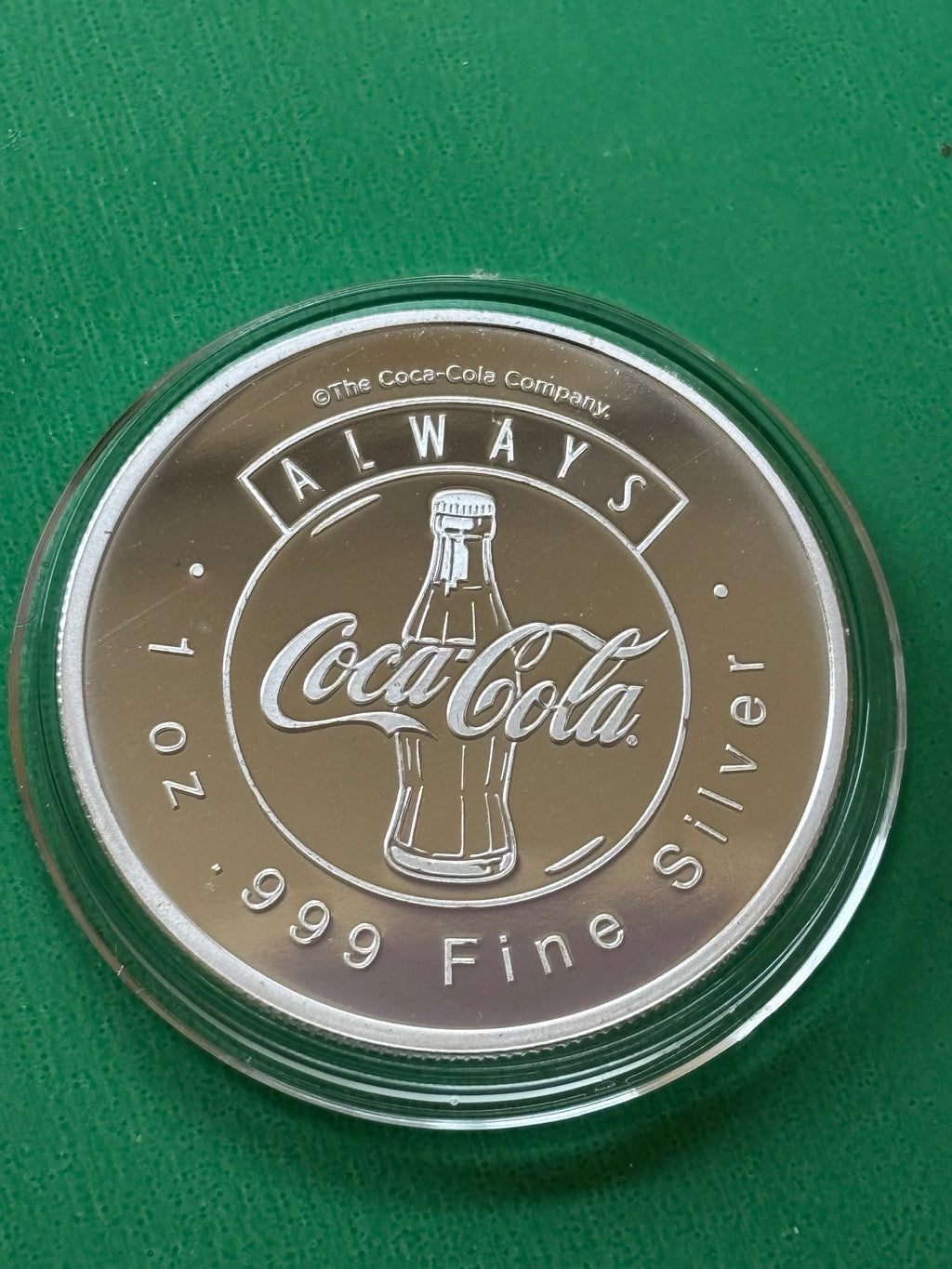 1oz .999 Silver Coca Cola Round Polar Bear