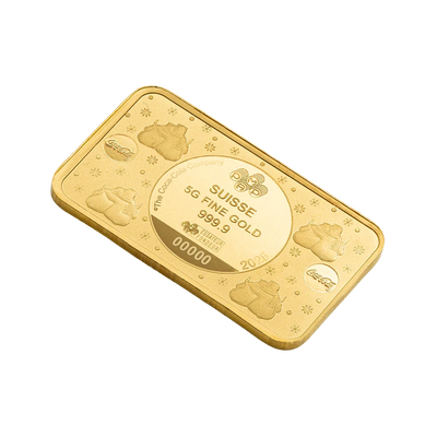 PAMP Coca-Cola® Polar Bear Hugs 5g Pure Gold Bar
