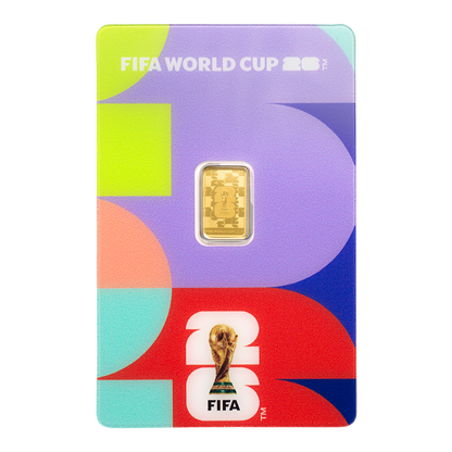 1g Pure Gold PAMP Bar FIFA World Cup