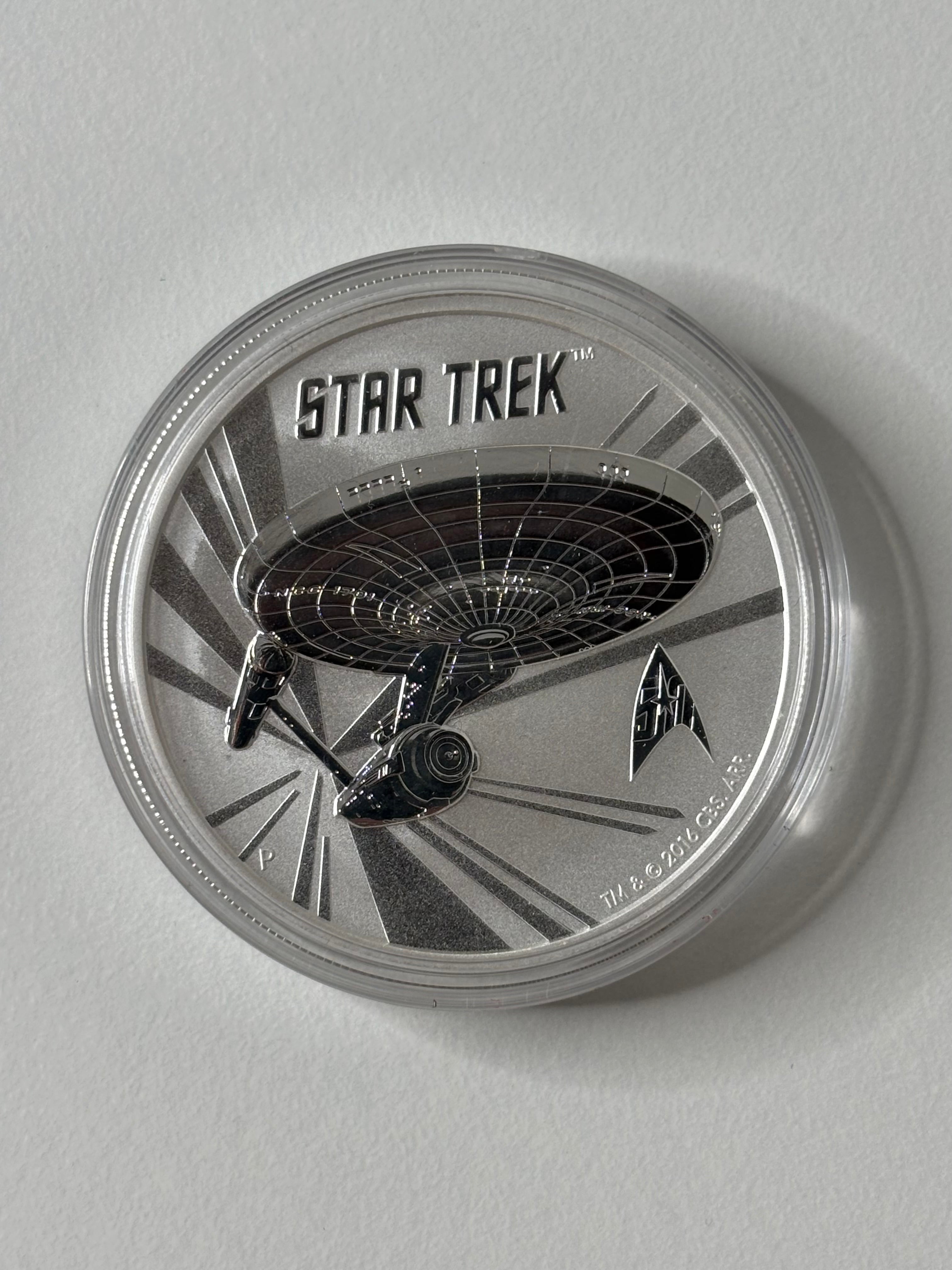 1oz Silver Star Trek Coin