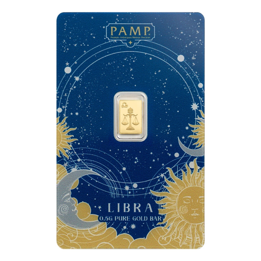 0.5g Zodiac Pure Gold Bars Full Set Of 12 | PAMP Suisse
