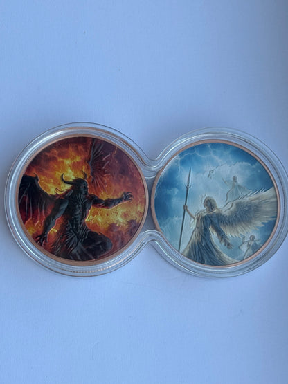 2x1oz ADVP Copper Rounds Angels & Demons