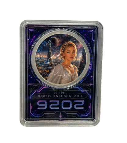 1oz Pure Silver Coin ASE Cosmic