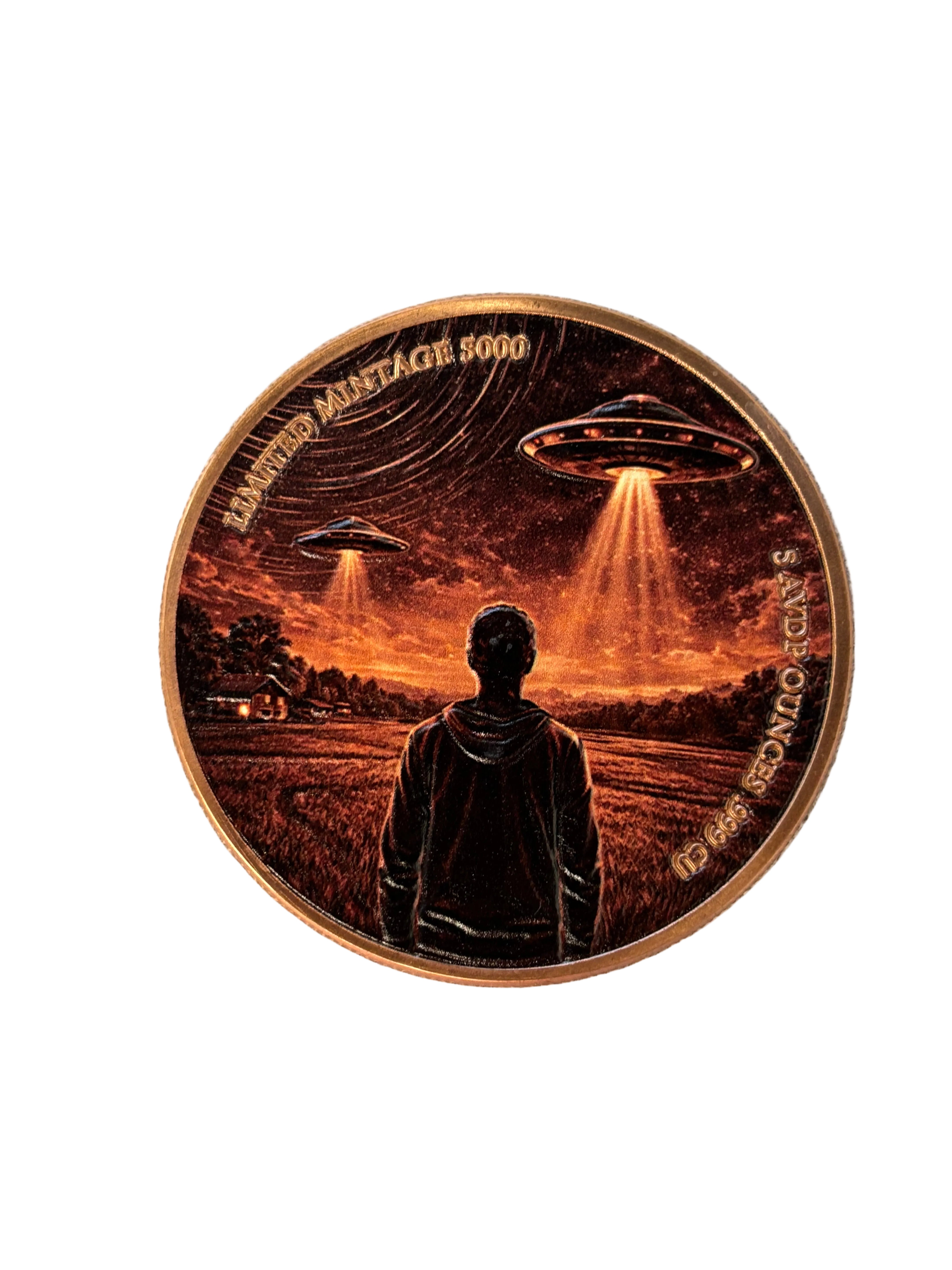 The Arrival 5oz Copper Round