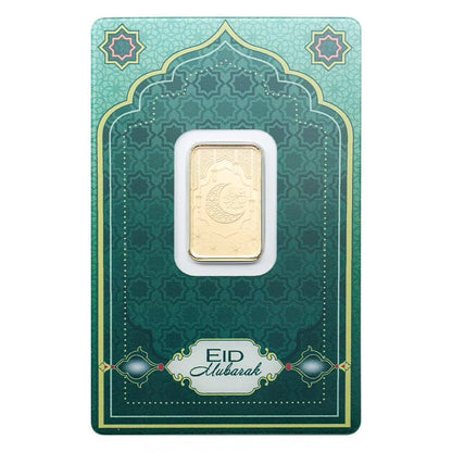 5g Eid Mubarak Pure Gold Bullion Bar | PAMP Suisse