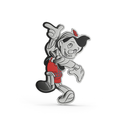 Disney Pinocchio Collectible Set
3/4 oz Silver Coin + 5 g Silver Foil Set