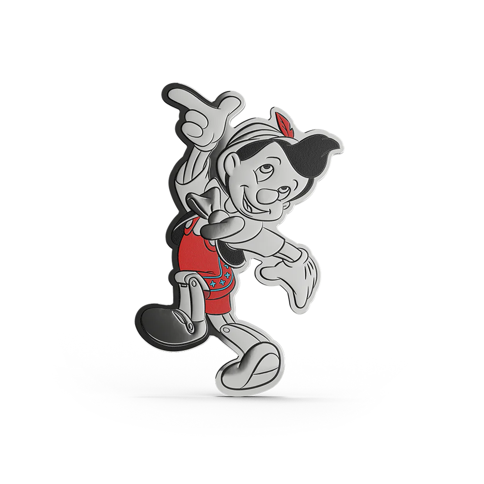 Disney Pinocchio Collectible Set
3/4 oz Silver Coin + 5 g Silver Foil Set