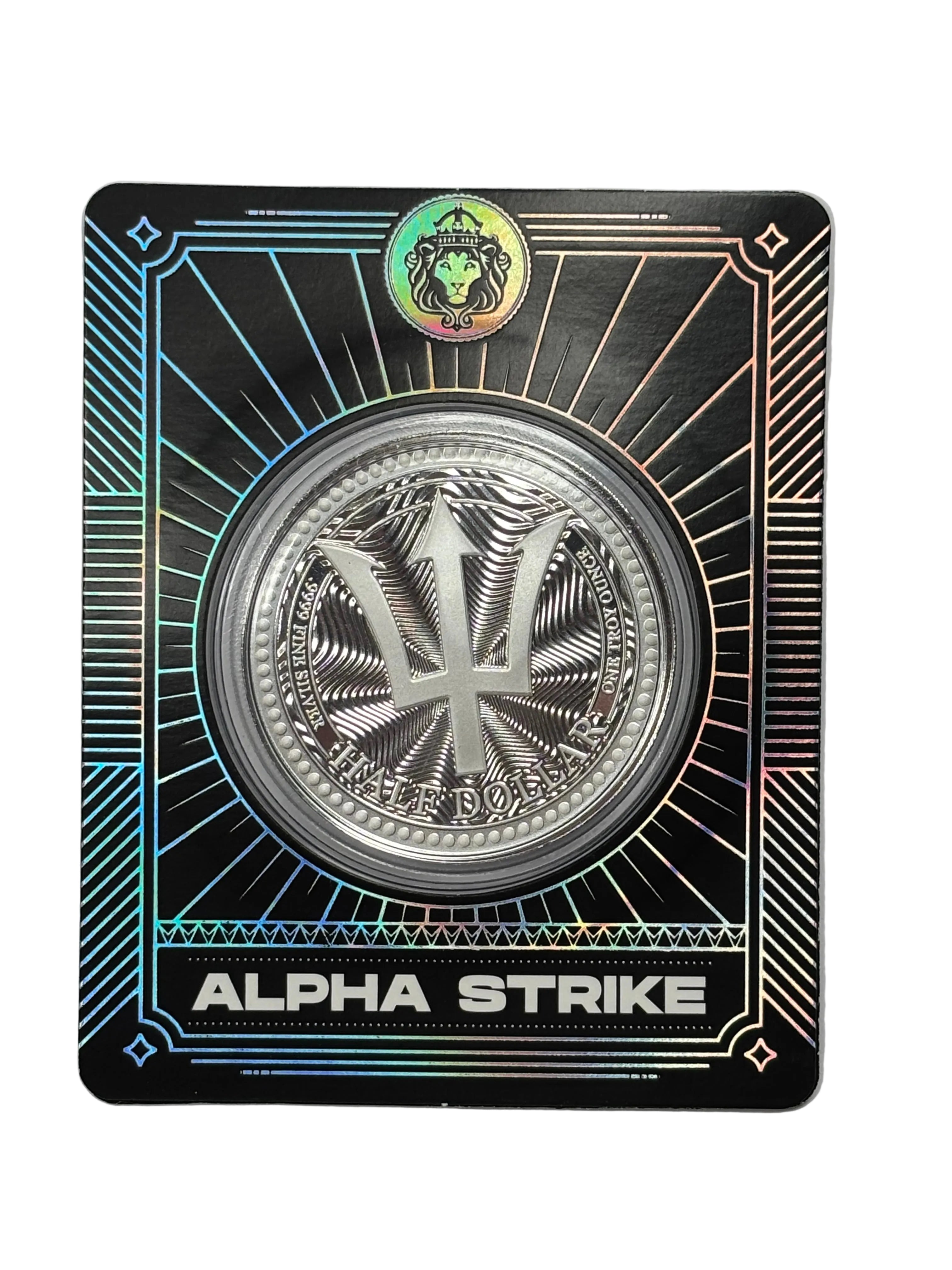 1oz Pure Silver Aplha Strike Coin Barbados Trident By Scottsdale mint