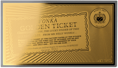 1/2g Pure Gold Wonka Golden Ticket