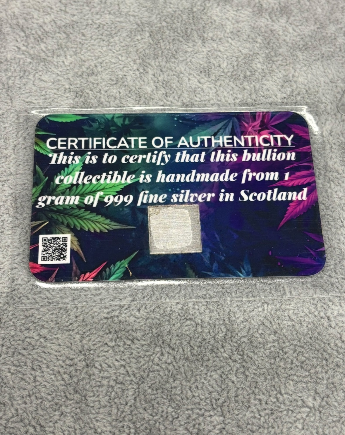1g Fine Silver Various Carded Bars