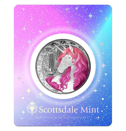2025 Scottsdale Mint Unicorn “ROSELLE” Pure Silver Coin