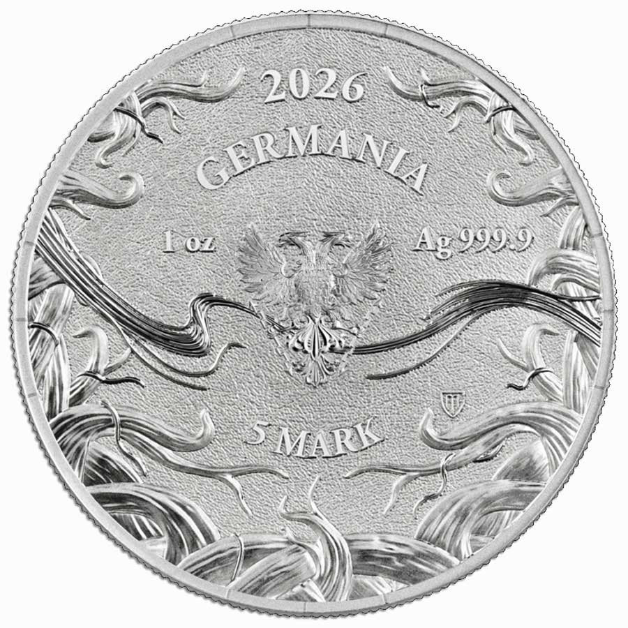 Germania Mint Norns Skuld 1oz Pure Silver Coin 2026
