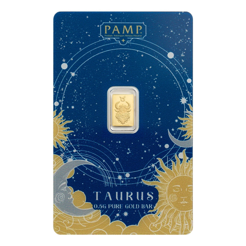 0.5g Zodiac Pure Gold Bars Full Set Of 12 | PAMP Suisse