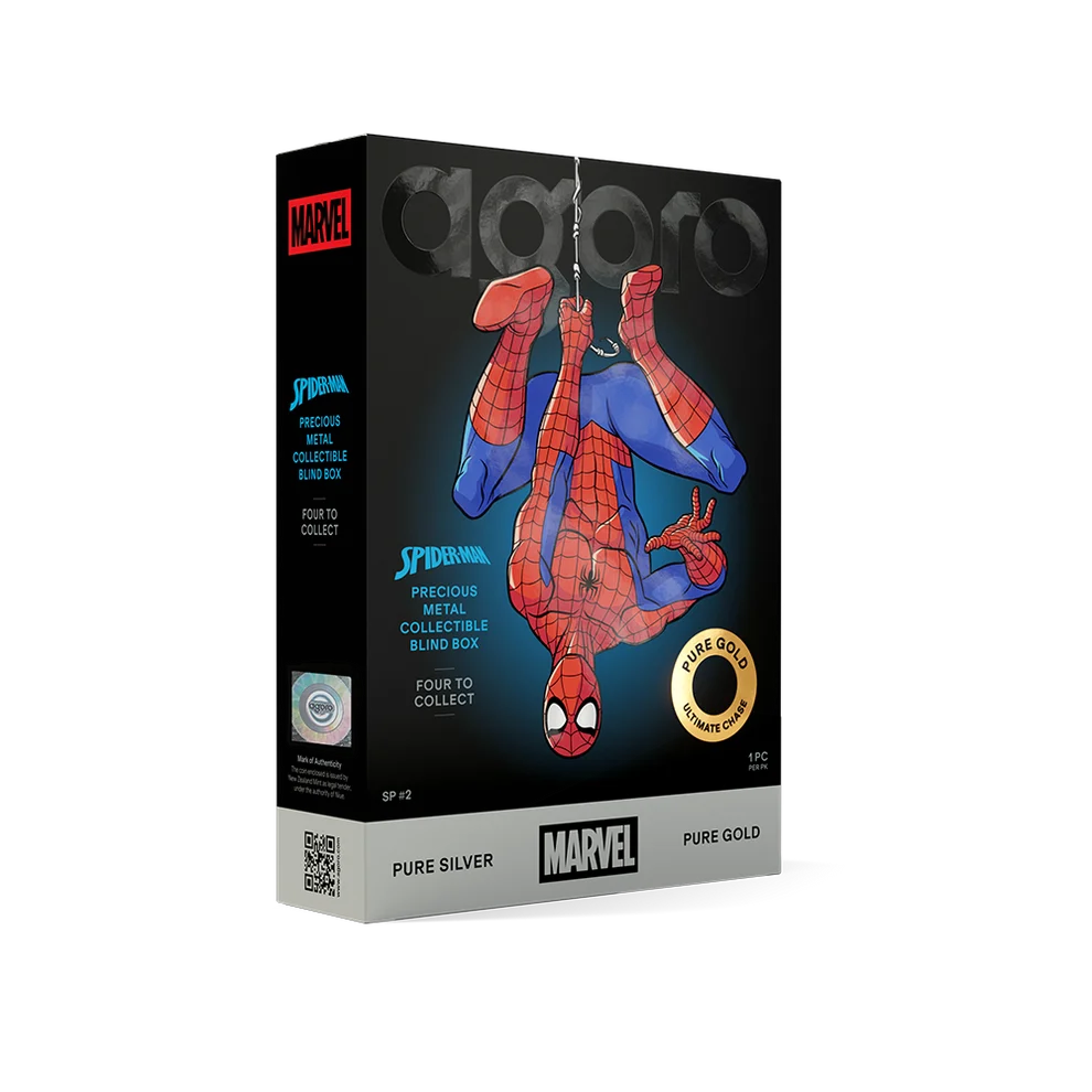 Marvel - Spider-Man Transforms Blind Box
1/2 oz Coin Blind Box Agoro