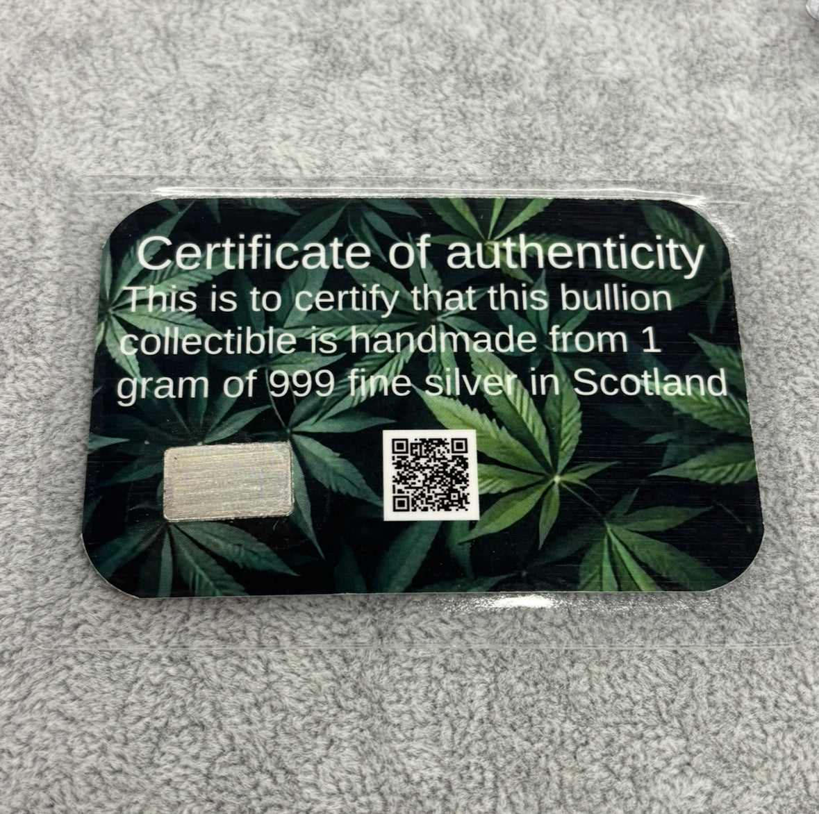1g Fine Silver Various Carded Bars