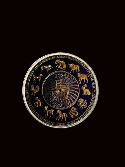Elemetal Mint 1oz Pure Silver Round Year Of The Horse