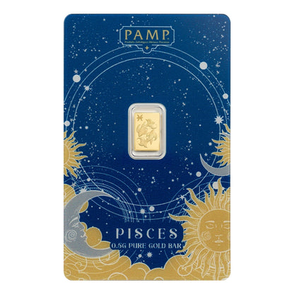 0.5g Zodiac Pure Gold Bars Full Set Of 12 | PAMP Suisse