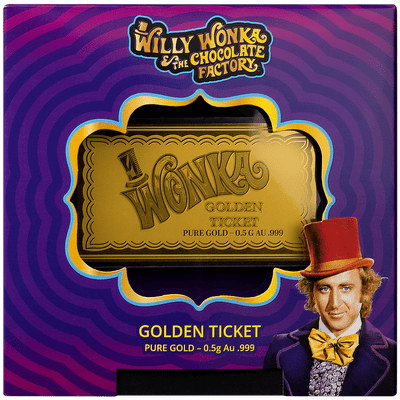 1/2g Pure Gold Wonka Golden Ticket