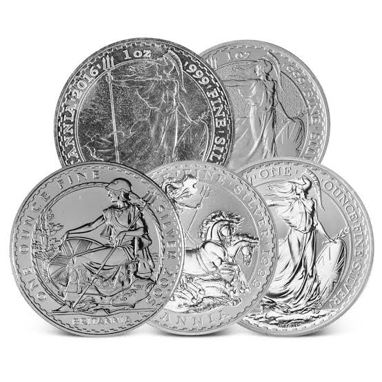 1oz .999 Silver Britannia Coin (BEST VALUE) RANDOM YEAR