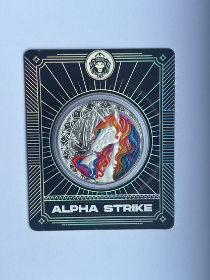 2025 Fiji Unicorn "Blossom"
1oz Pure Silver Colorized Coin | Alpha Strike