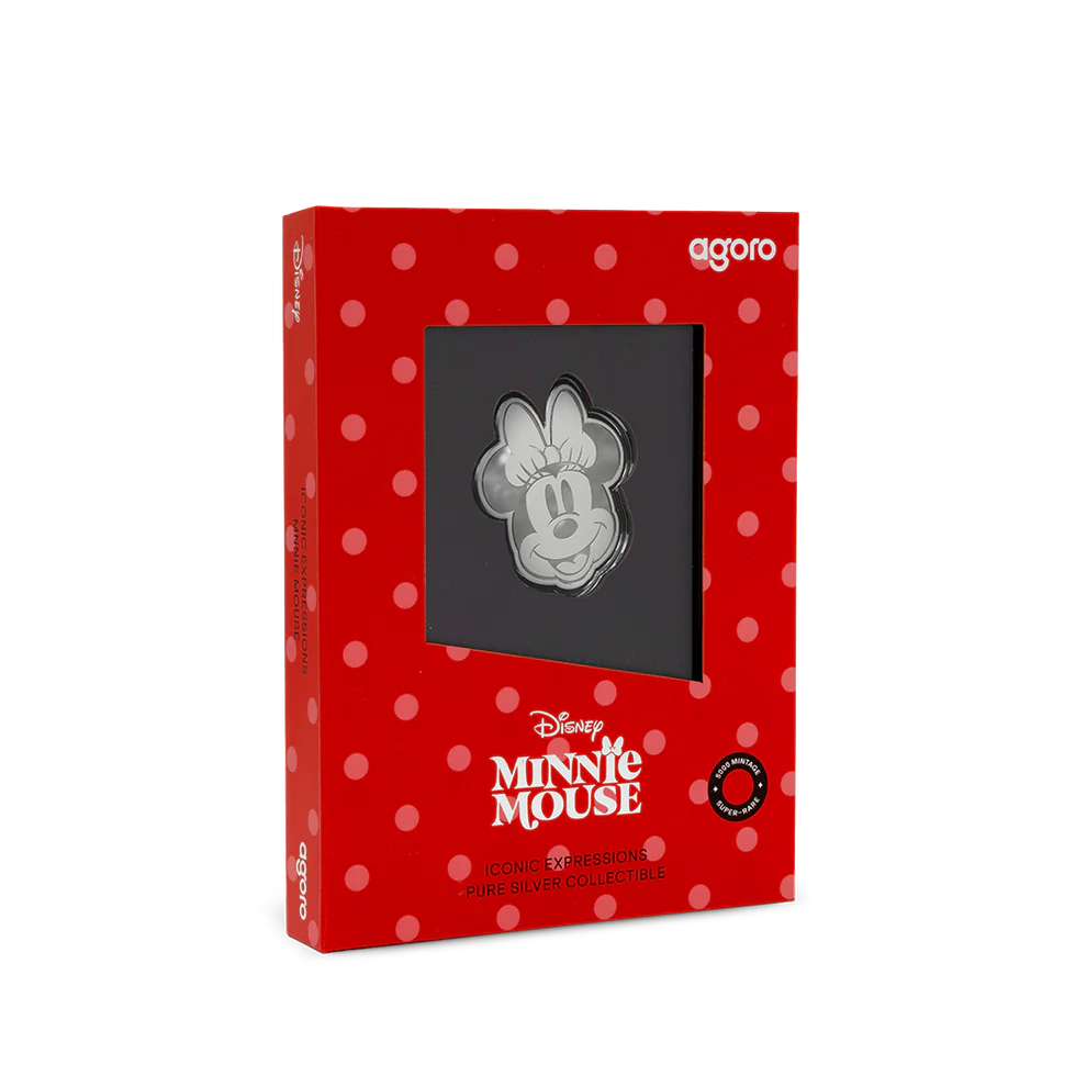 Mickey and Friends - Iconic Expressions - Minnie Mouse
1/2 oz Pure Silver Collectible Coin