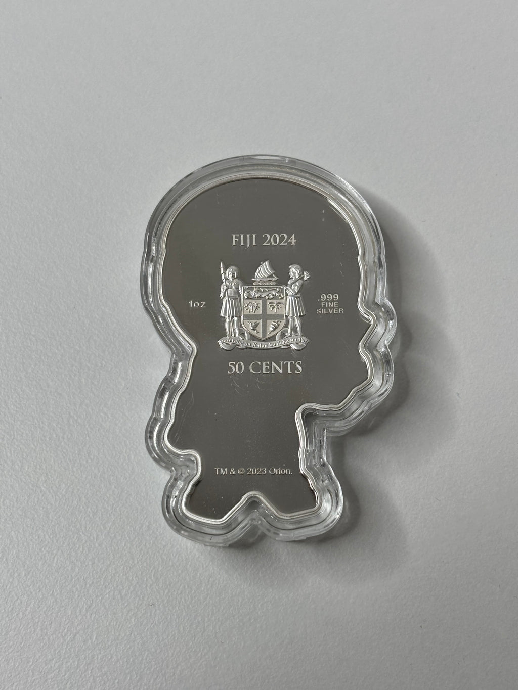 1oz robocop silver shaped coin