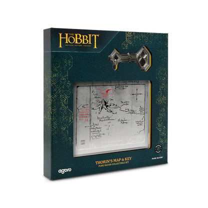 THE HOBBIT Thorin's Map and Key
3/4 oz Pure Silver Coin + 5g Pure Silver Foil Set