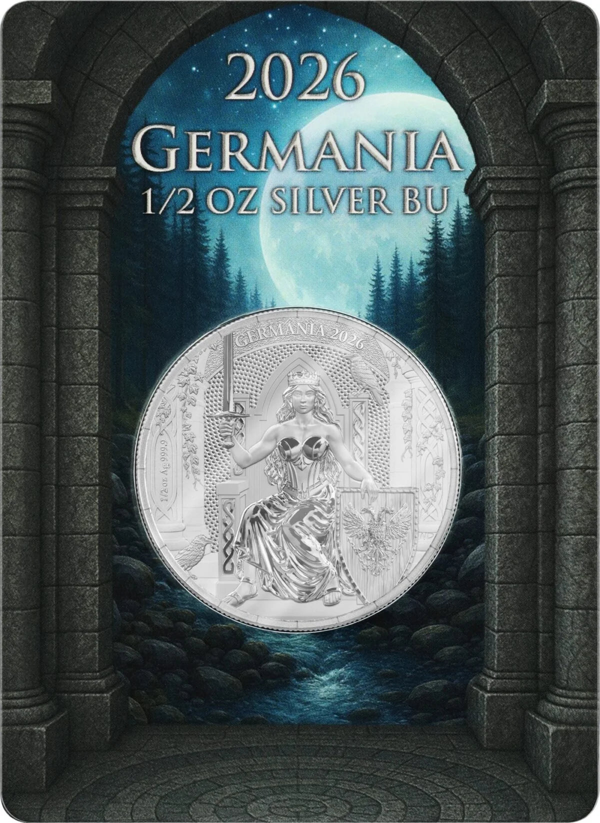 1/2oz Pure Silver Germania Coin