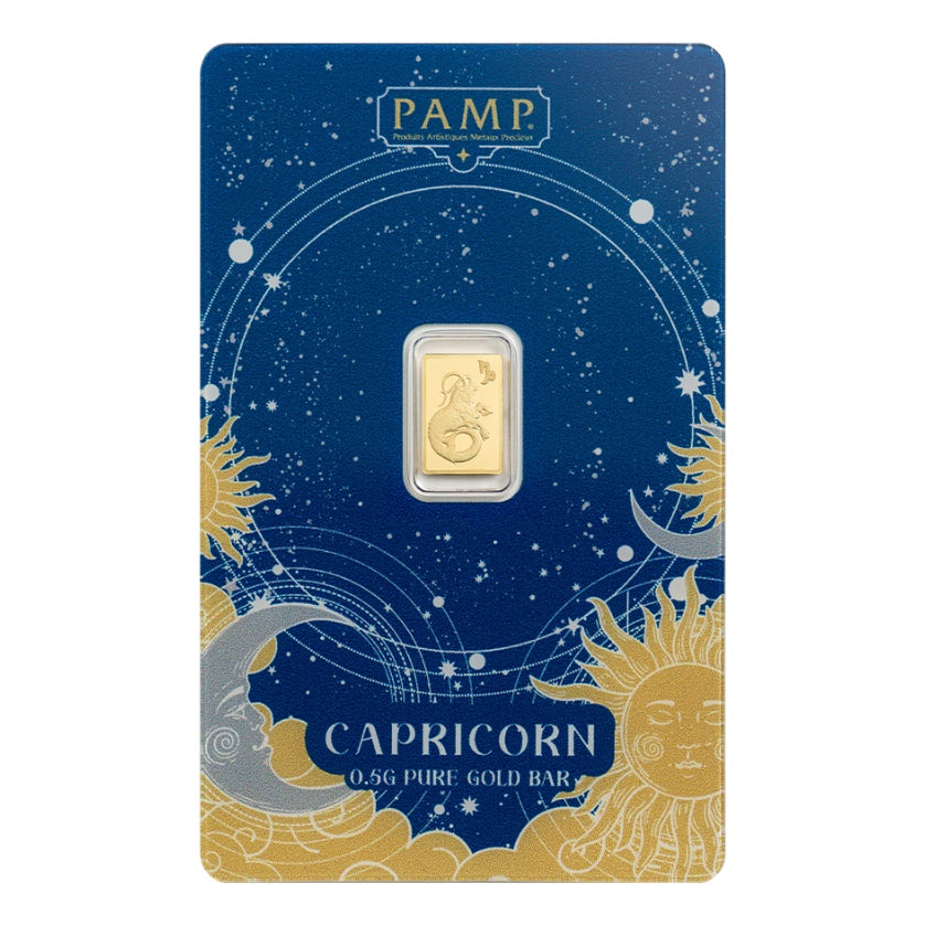 0.5g Zodiac Pure Gold Bars Full Set Of 12 | PAMP Suisse