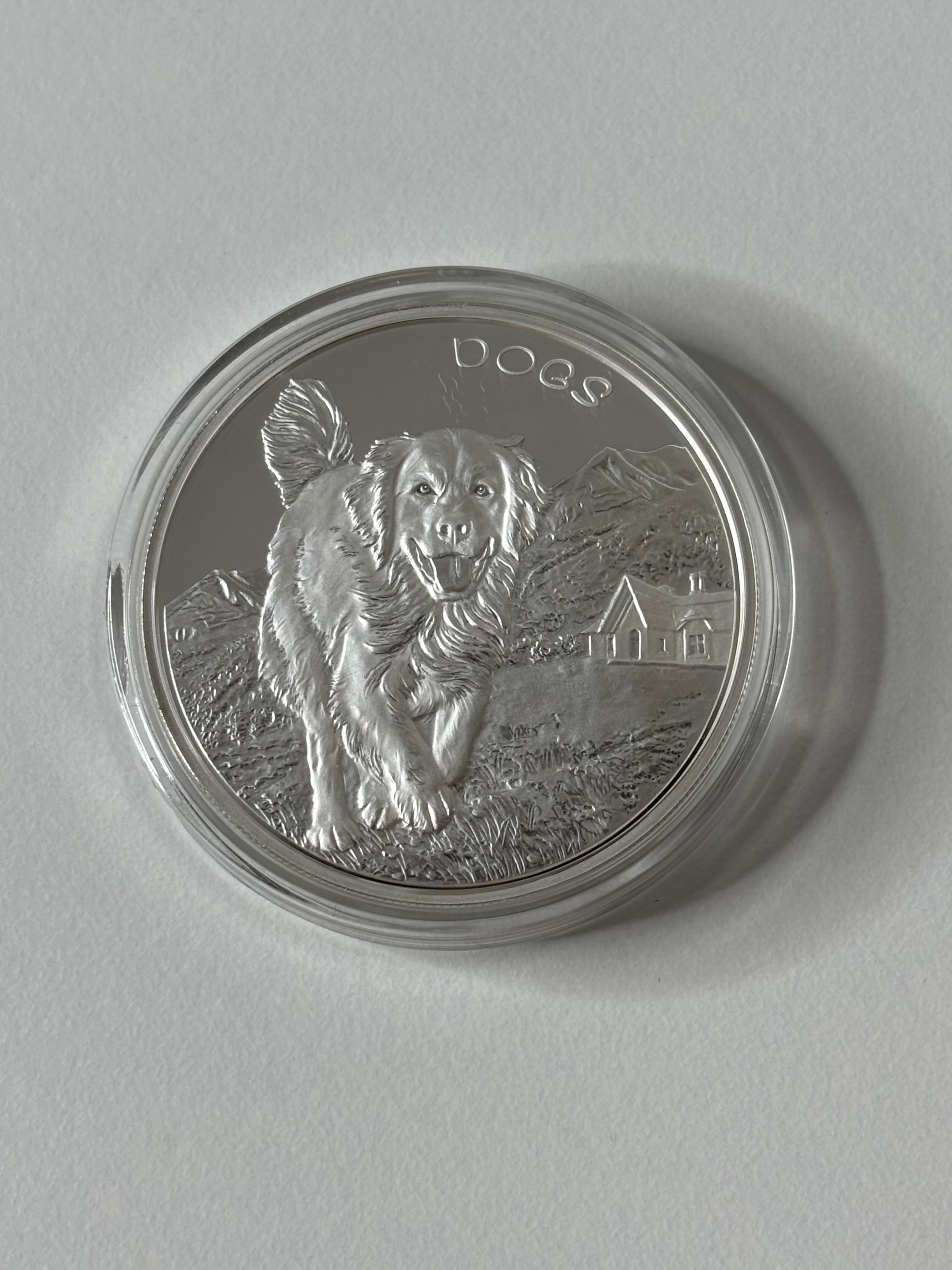 1oz Silver Dogs Coin