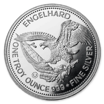 1oz Pure Silver Round - 2026 Revived Engelhard Prospector By PAMP