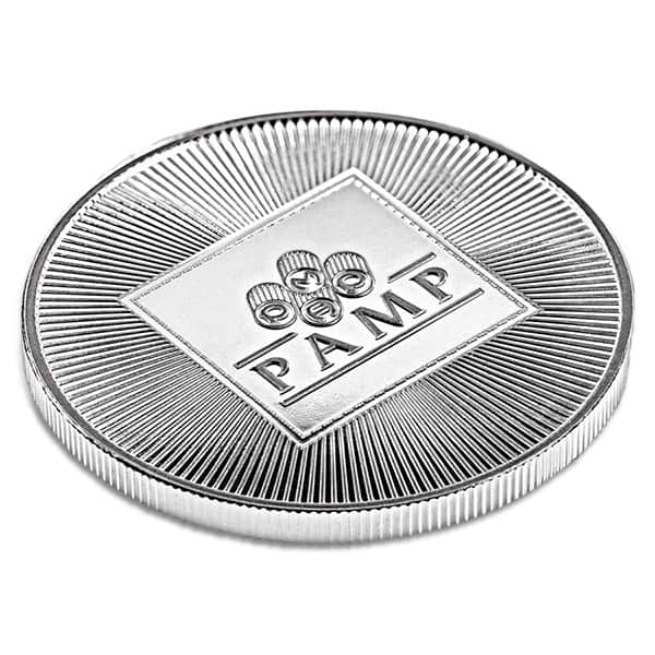 1oz .999 Silver Round Pamp USA