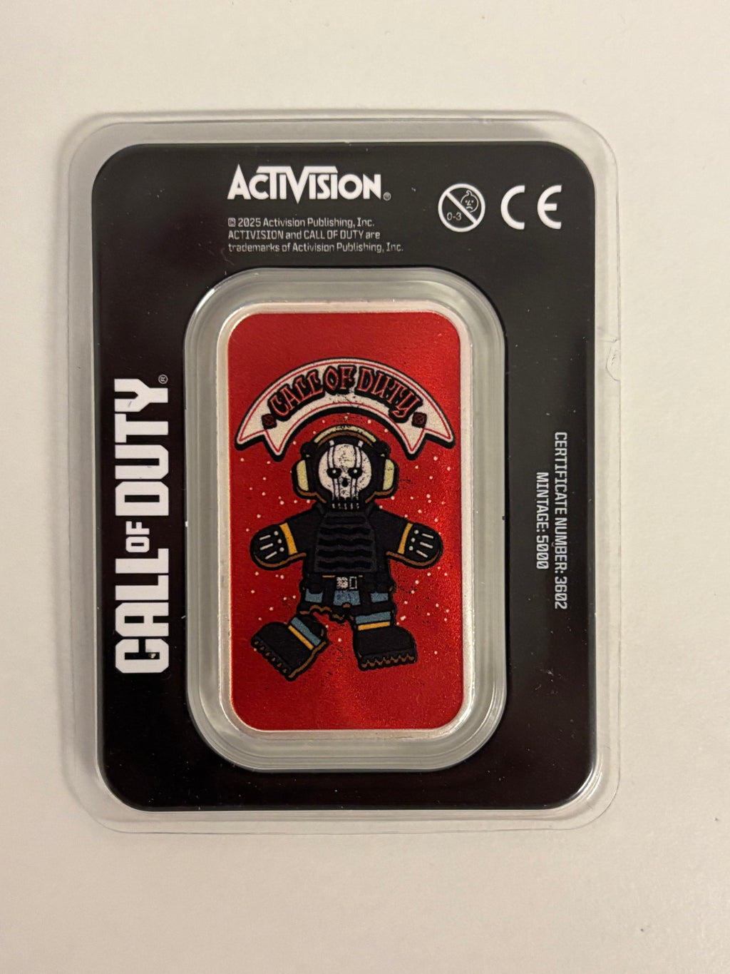 1oz .999 Silver GingerBread man Call Of Duty