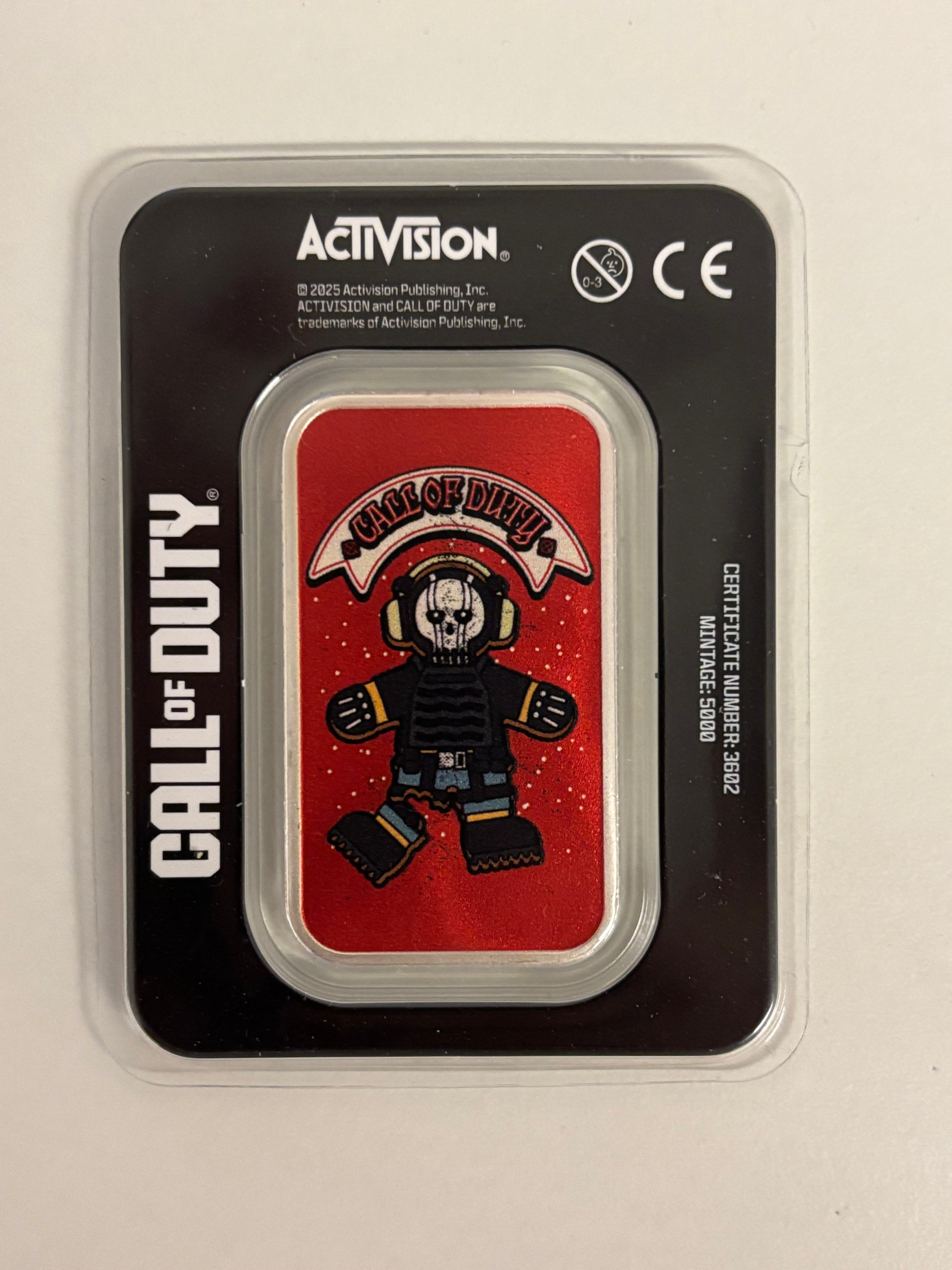 1oz .999 Silver GingerBread man Call Of Duty