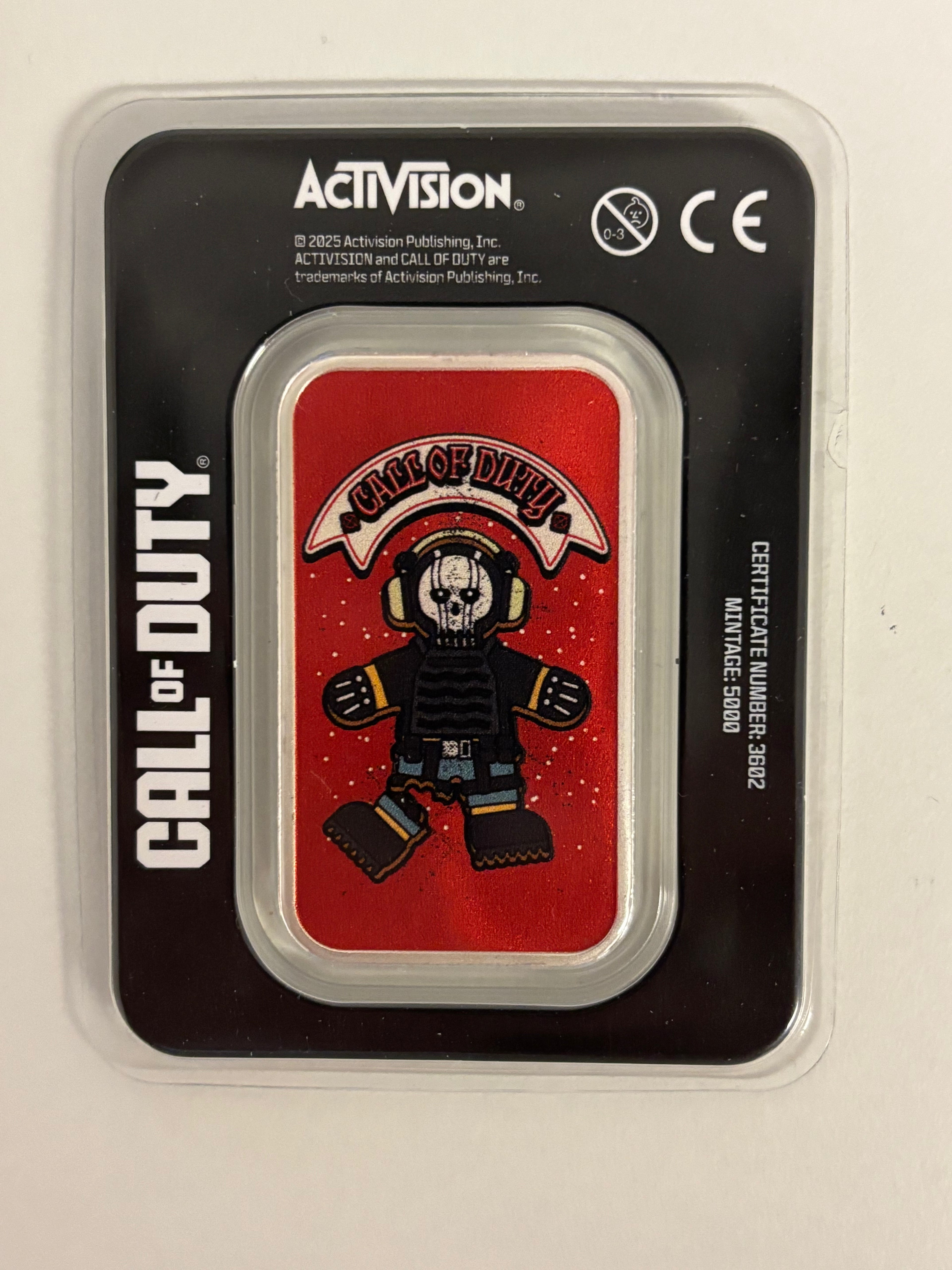 1oz .999 Silver GingerBread man Call Of Duty