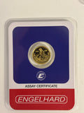 1/10th 999.9 Gold Engelhard Round