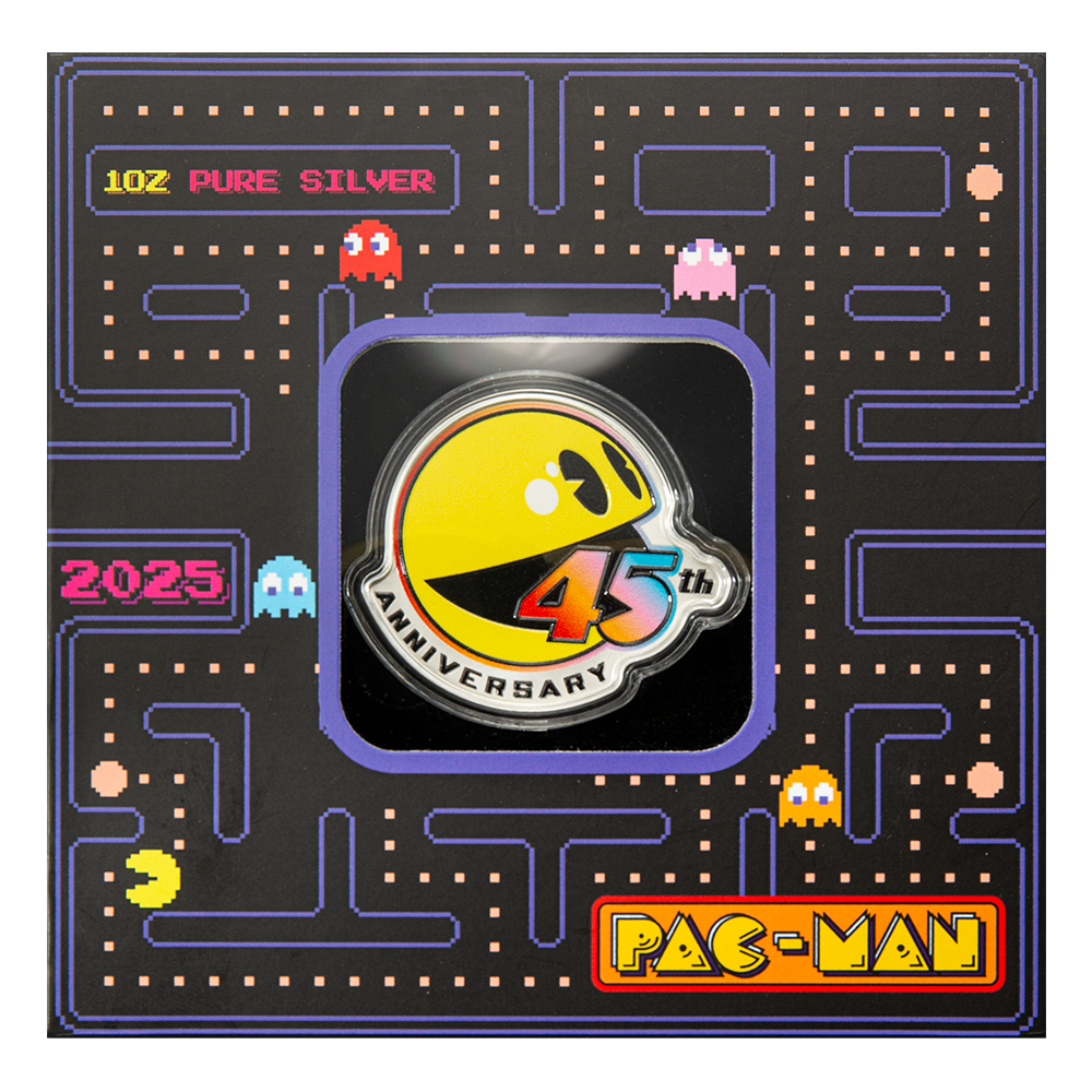PAC-MAN™ 45th Anniversary 1oz Silver Coin