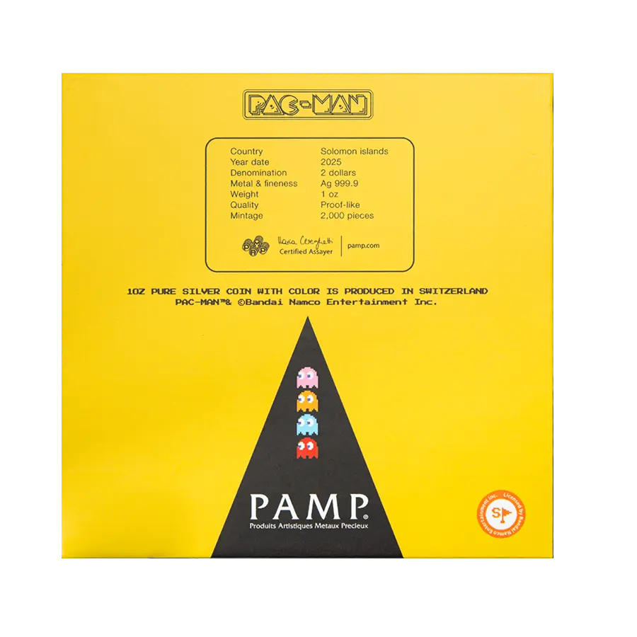 PAC-MAN™ 45th Anniversary 1oz Silver Coin